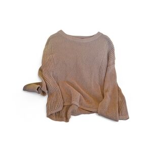 Eileen Fisher Petite Crewneck Linen-Blend Sweater Size Small